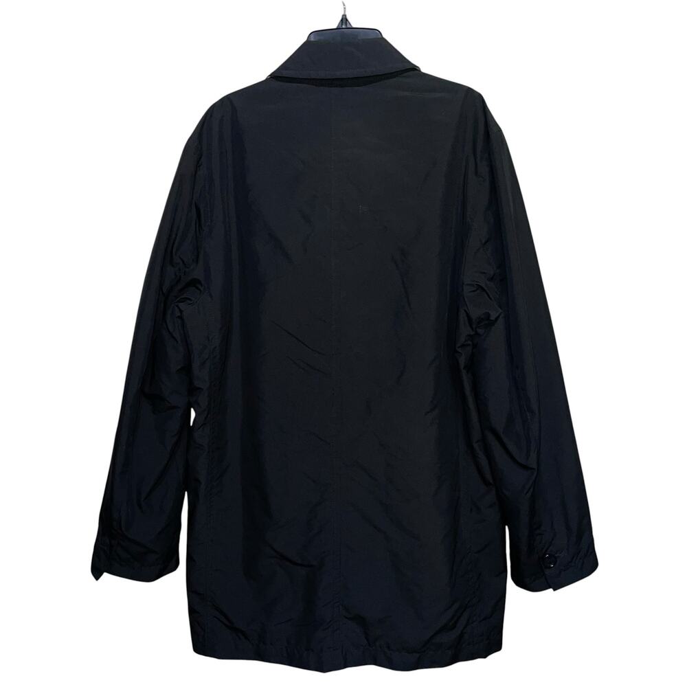 Burberry Men's Jacket Medium Black Zip Button Quilted Lining M Coat Quiet Luxury - Picture 5 of 16